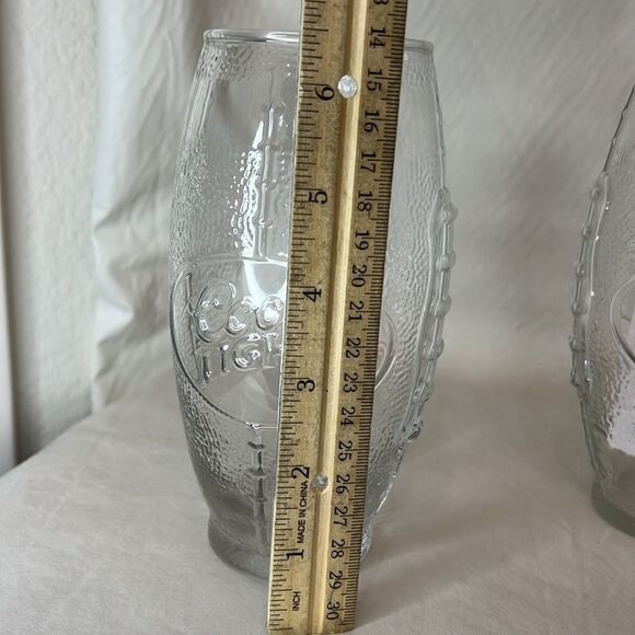 Coors Light Football Beer Drinking Glasses 2 1/2 In Round 6 1/2 In Tall Set 2 - Picture 6 of 6
